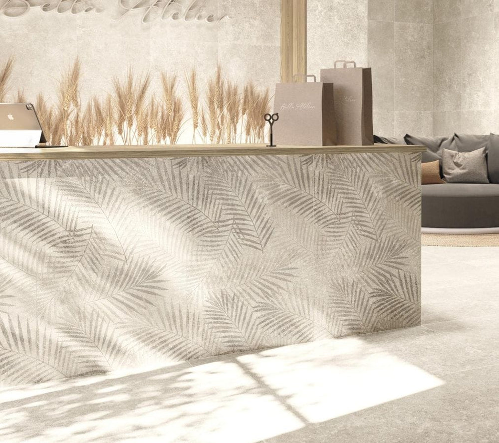 Bella Stone Decor Cream Matt Tile 595x1192mm