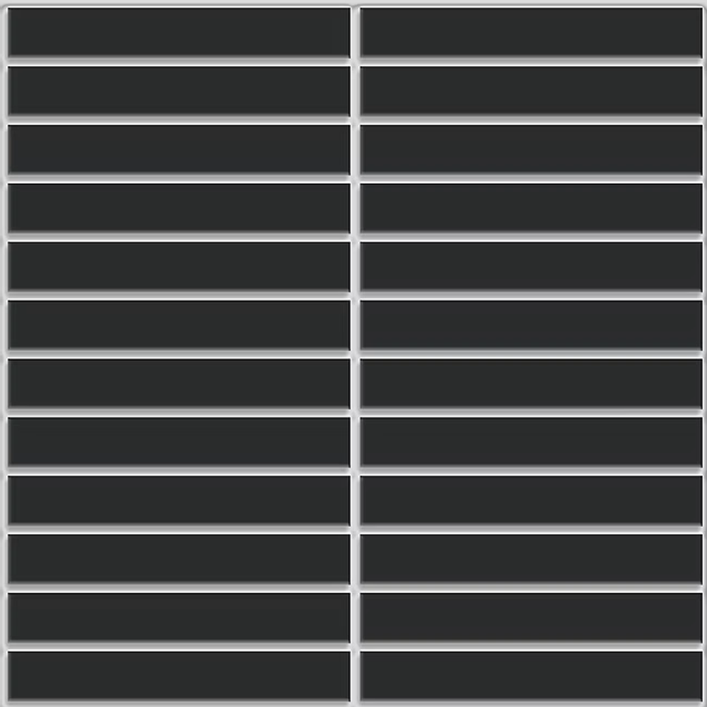 KIT509 KITKAT BLACK SATIN MOSAIC 22.5X146.5
