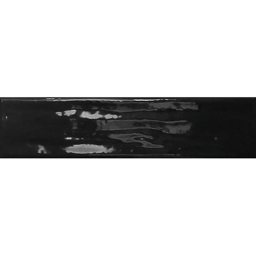 EV Tile IT-FLA-BL-25060G Flash Black 250x60x9 Glossy MADE IN ITALY