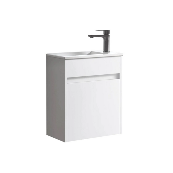 WH7-450 Blair Wall Hung Vanity Gloss White 450mm