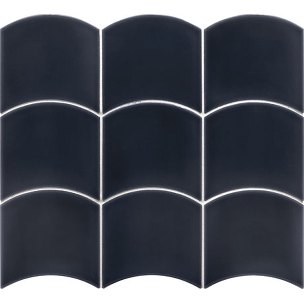 Wave Blue Reef Gloss 120x120mm