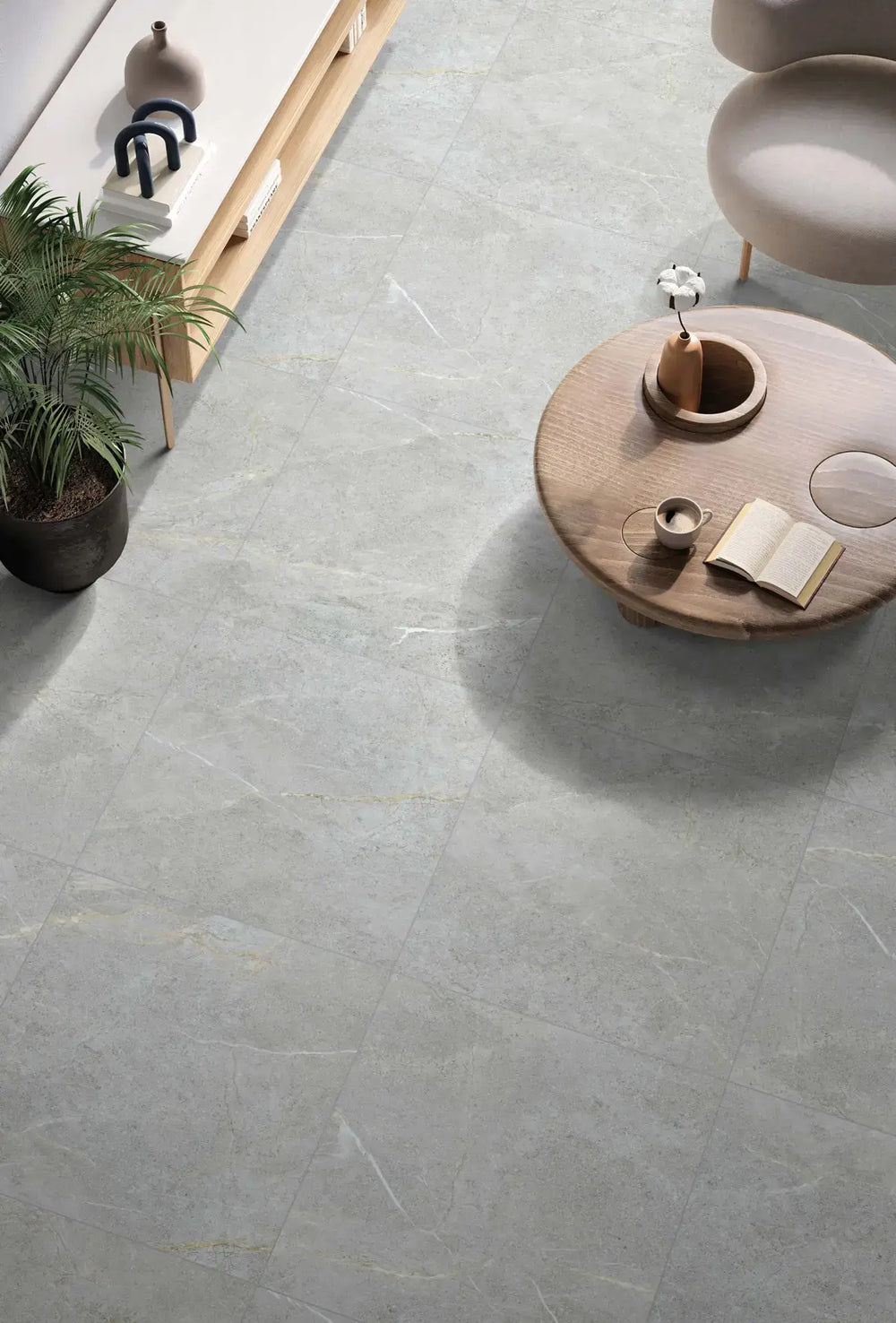 Bovilla Granite Veil  Matt P4  Stone Look Tile 600x600