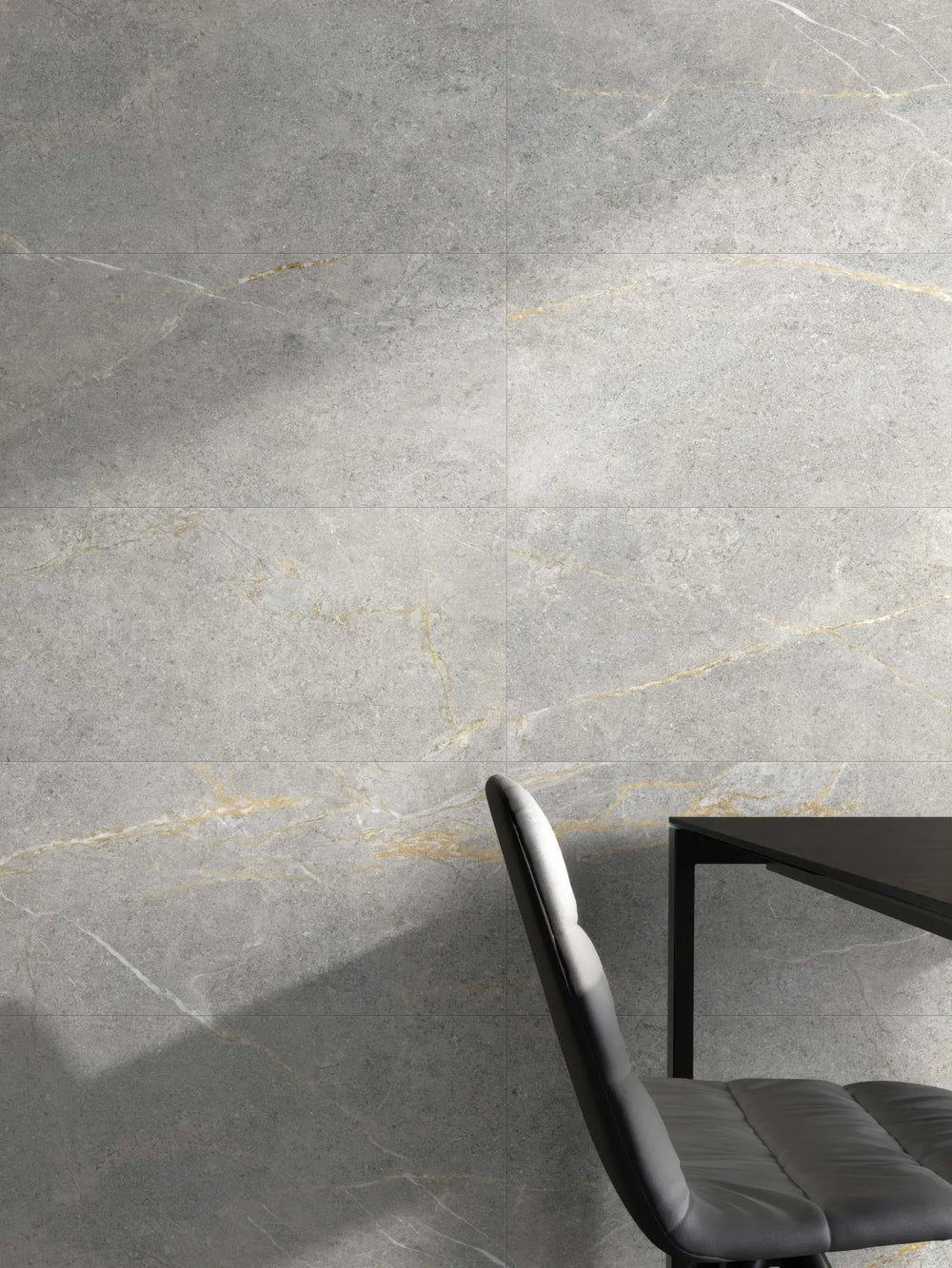 Bovilla Graphite Luxe  Matt P2  Stone Look Tile 600x600