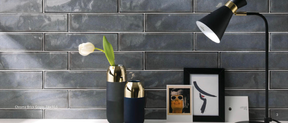 Chroma Grigio Brick 76x300mm