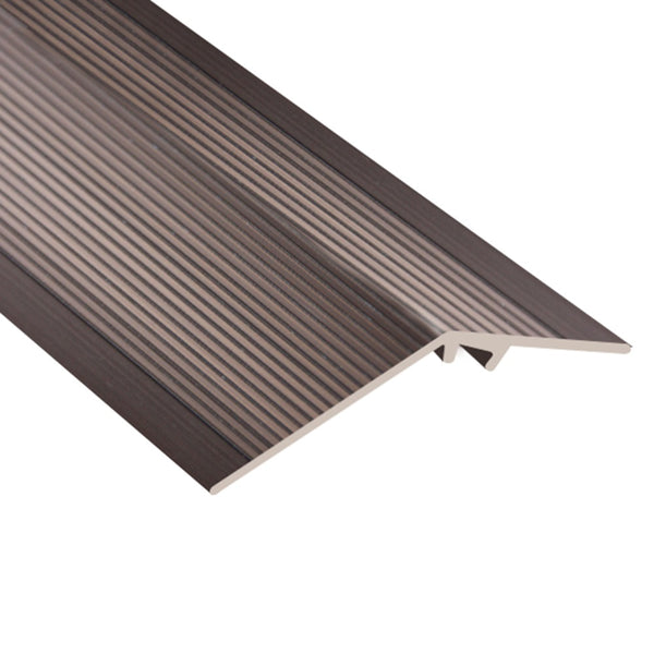 Timber Flooring Metal Ramp Trim - BRONZE