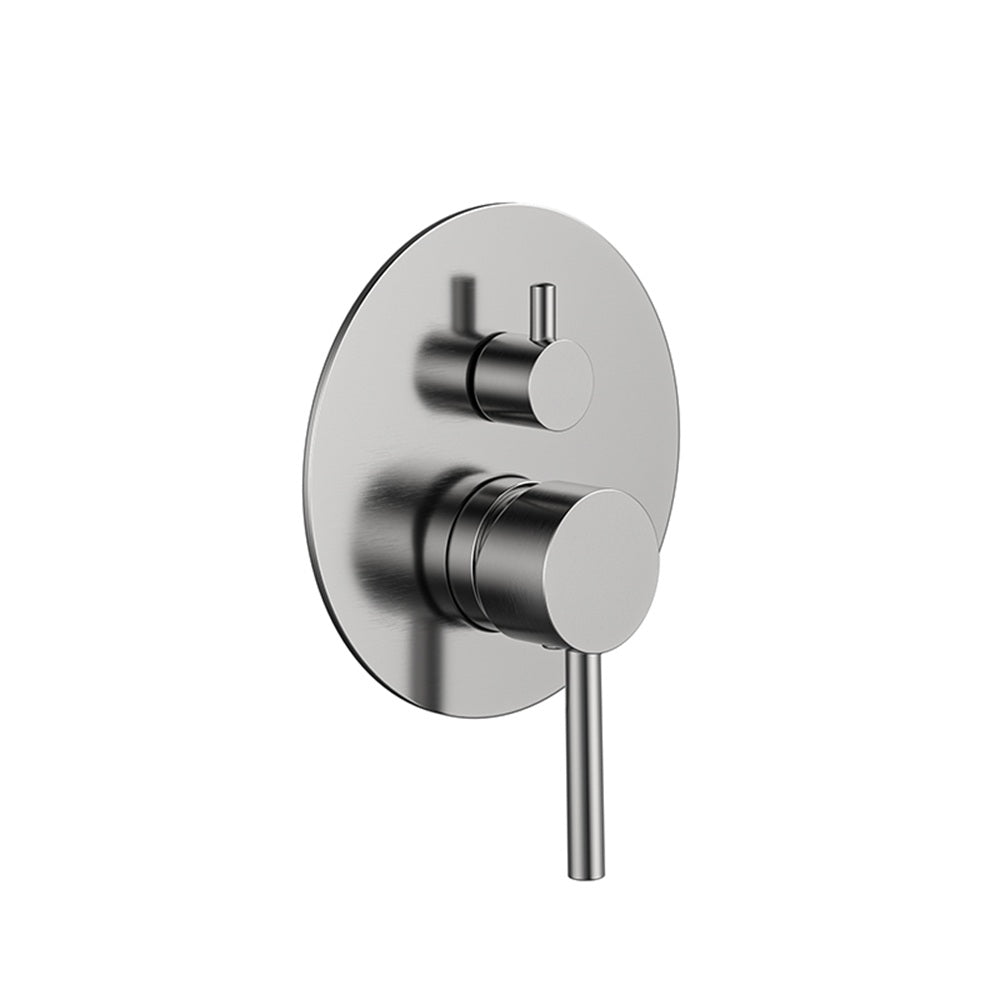 WT 010BN JESS Shower Mixer with Diverter in Brushed Nickel