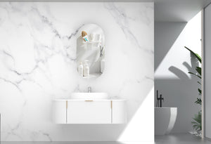 Trade Vanities CARYSIL 1200mm Fluted Wall Hung Vanity 1200 x 469 x 412mm