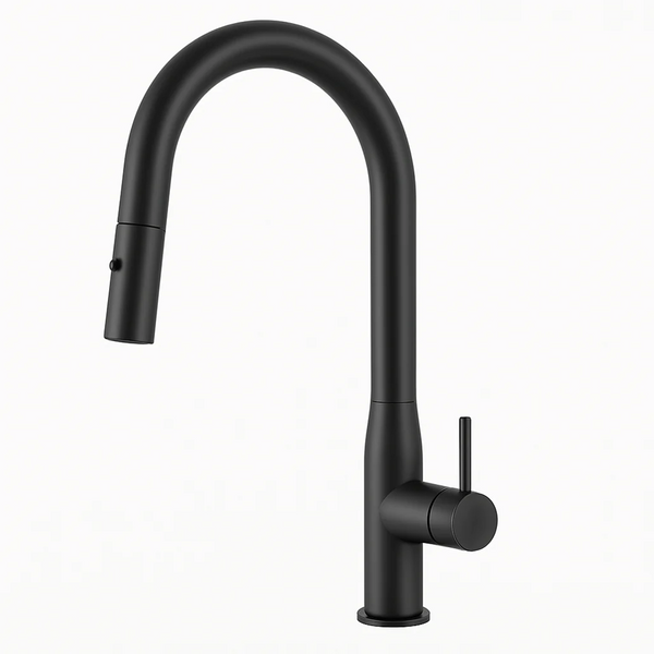 C-1SKMGM Navona Carysil Slim Gun Metal Pull Out Kitchen Mixer