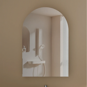 C-6090ASWA CARYSIL IMPERIAL 600 X900MM WALNUT ARCH SHAVING CABINET
