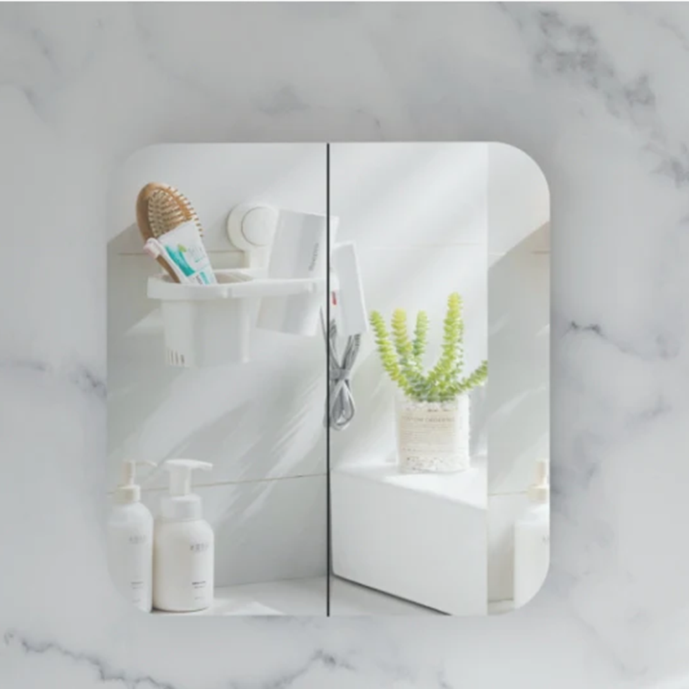 C-7580RSMW CARYSIL 750X800MM GRAND MATTE WHITE SHAVING CABINET