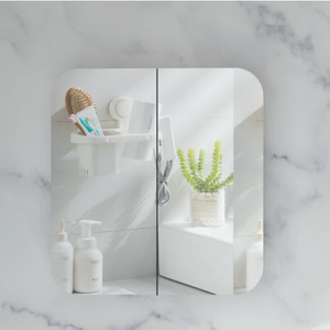 C-7580RSMW CARYSIL 750X800MM GRAND MATTE WHITE SHAVING CABINET