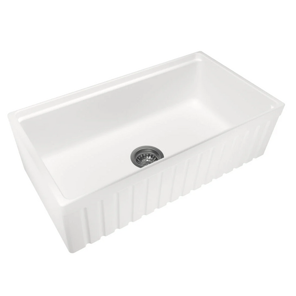 C-8345SB CARYSIL FINE FIRECLAY SINGLE BOWL 838 X 457 X 232MM