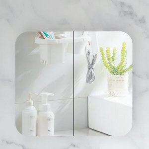 C-9080RSMW CARYSIL 900X800MM GRAND MATTE WHITE SHAVING CABINET