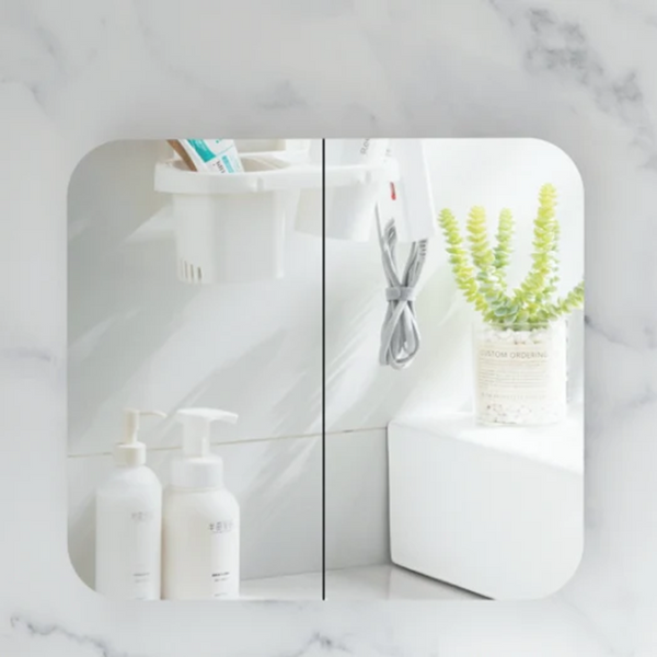 C-9080RSMW CARYSIL 900X800MM GRAND MATTE WHITE SHAVING CABINET