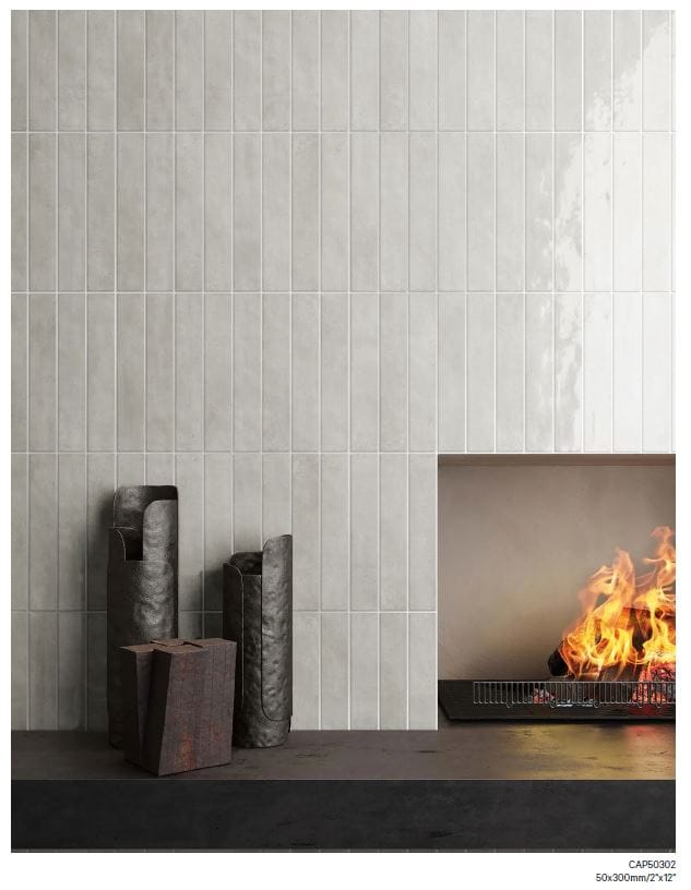 Capri Warm Gloss Subway Tile 50x300mm