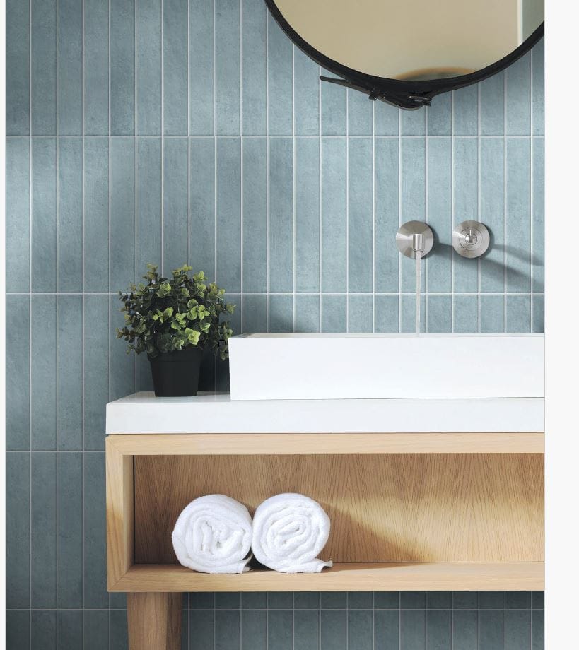 Capri Sky Matt Subway Tile 50x300mm