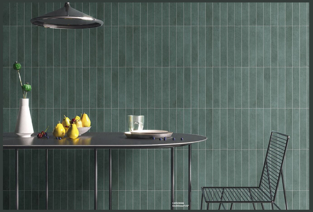 Capri Sage Matt Subway Tile 50x300mm