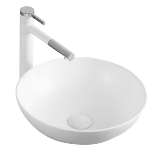 Avia Basins CB-126-MW Above Counter Basin 395*395*150MM Matt White Finish
