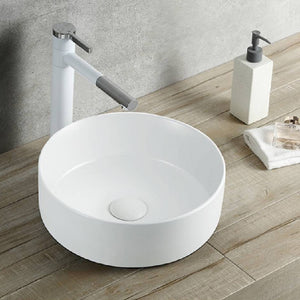 CB-128-MW Above Counter Basin 360*360*120MM Matt White Finish