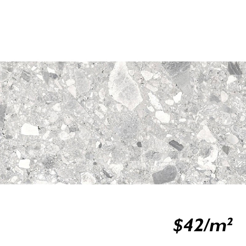 T/CESTLGM3060 ENTIVA CEPPO STONE LIGHT GREY MATT SMART-TECH 300*600mm REC.