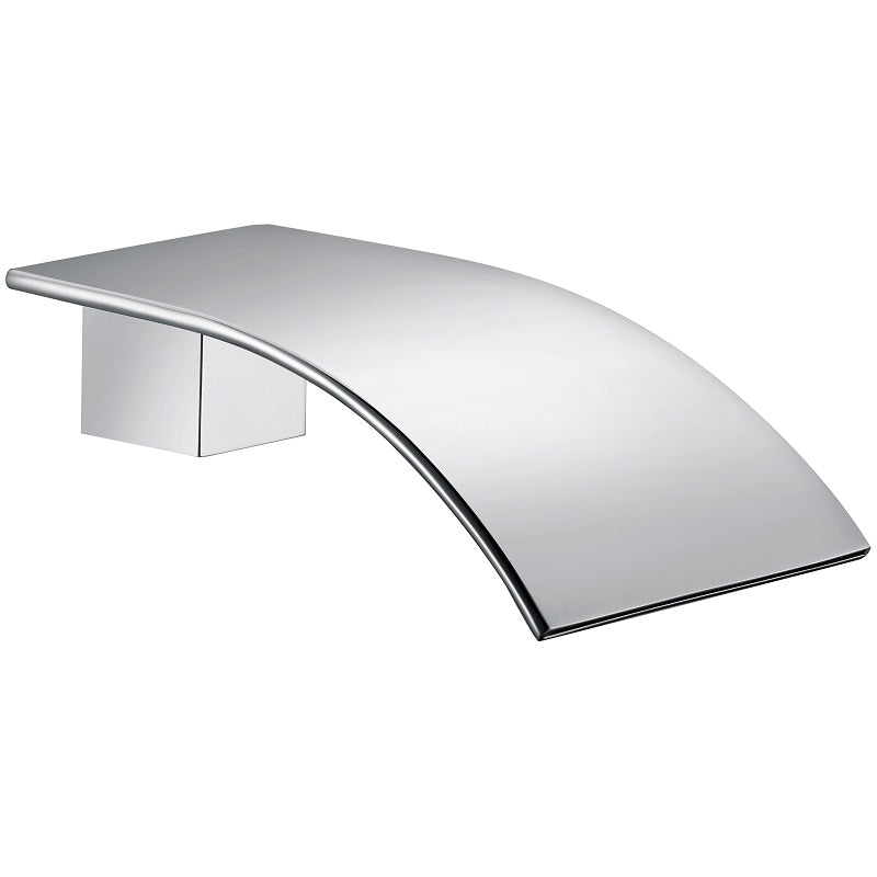 CASCADE Series Chrome Waterfall Bathtub/Basin Wall Spout CH0005.BS