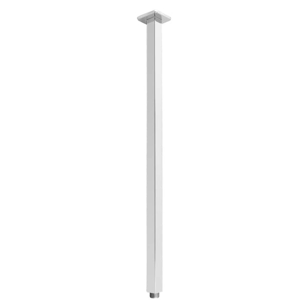 CH0106.SA SQUARE CHROME CEILING SHOWER ARM 600MM