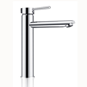 LUCID PIN Series Round Chrome Tall Basin Mixer CH0120.BM