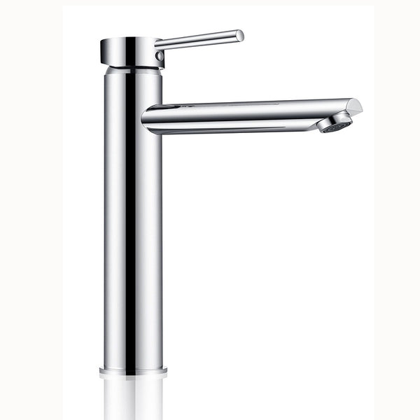 LUCID PIN Series Round Chrome Tall Basin Mixer CH0120.BM