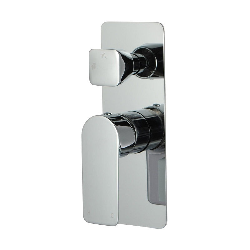 CH0165-2.ST VOG SOLID BRASS CHROME BATH/SHOWER WALL MIXER WITH DIVERTER WALL MOUNTED