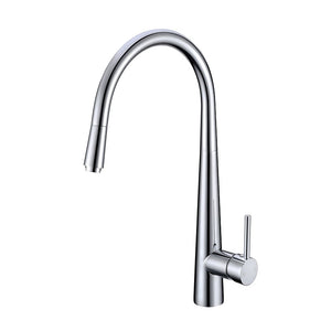 Round Chrome Pull Out Kitchen Sink Mixer Tap CH1021.KM