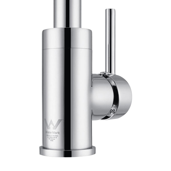 TSI Mixer Taps Round Chrome Standard Kitchen Sink Mixer Tap CH1026.KM