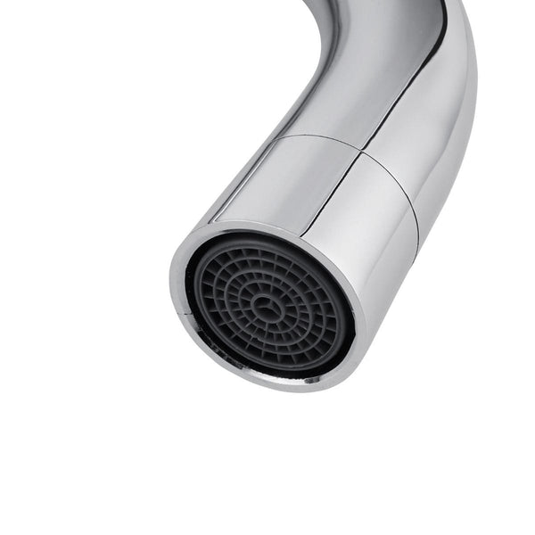 TSI Mixer Taps Round Chrome Standard Kitchen Sink Mixer Tap CH1026.KM