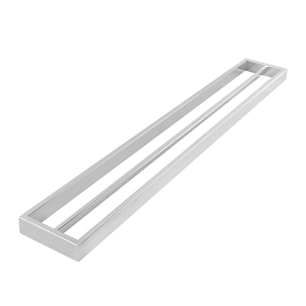 IVANO Series Chrome Double Towel Rail 800mm CH6402.8.TR