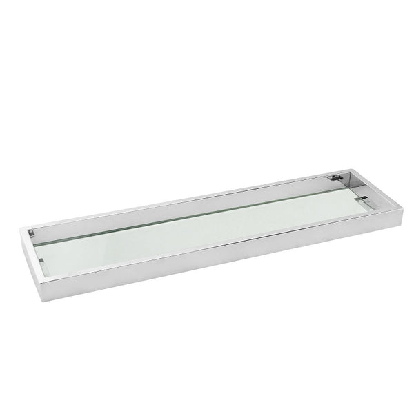 IVANO Series Chrome Glass Shelf 600mm CH6414.TR