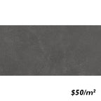Victiles Tile 36CREBKM C36179 CRETE NERO BLACK MATT P4 300X600mm