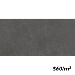612CREBKM C126179 CRETE NERO BLACK MATT P4 600X1200mm