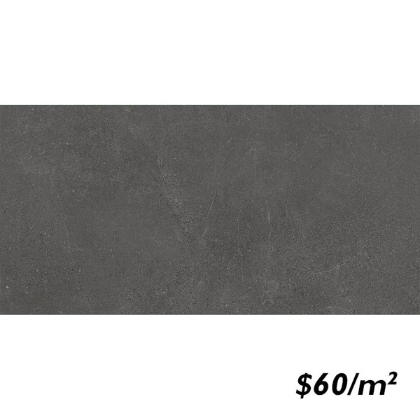 612CREBKM C126179 CRETE NERO BLACK MATT P4 600X1200mm