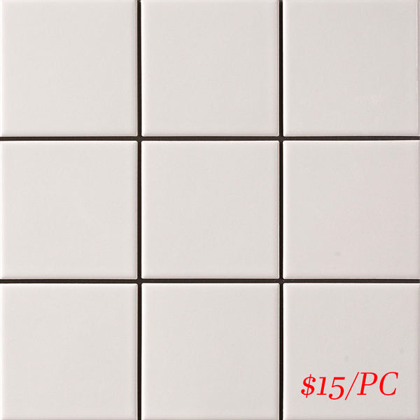 CSQ WHT97M SQUARE MOSAIC 97mm WHITE MATT (300X300MM PER SHEET)