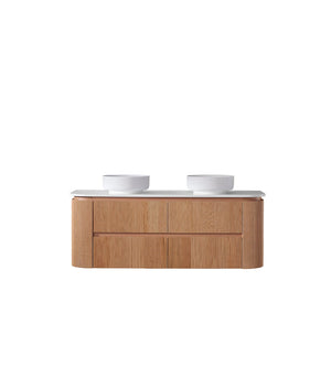 Avia Vanities Bristol 1500mm Wall Hung Rosewood Vanity