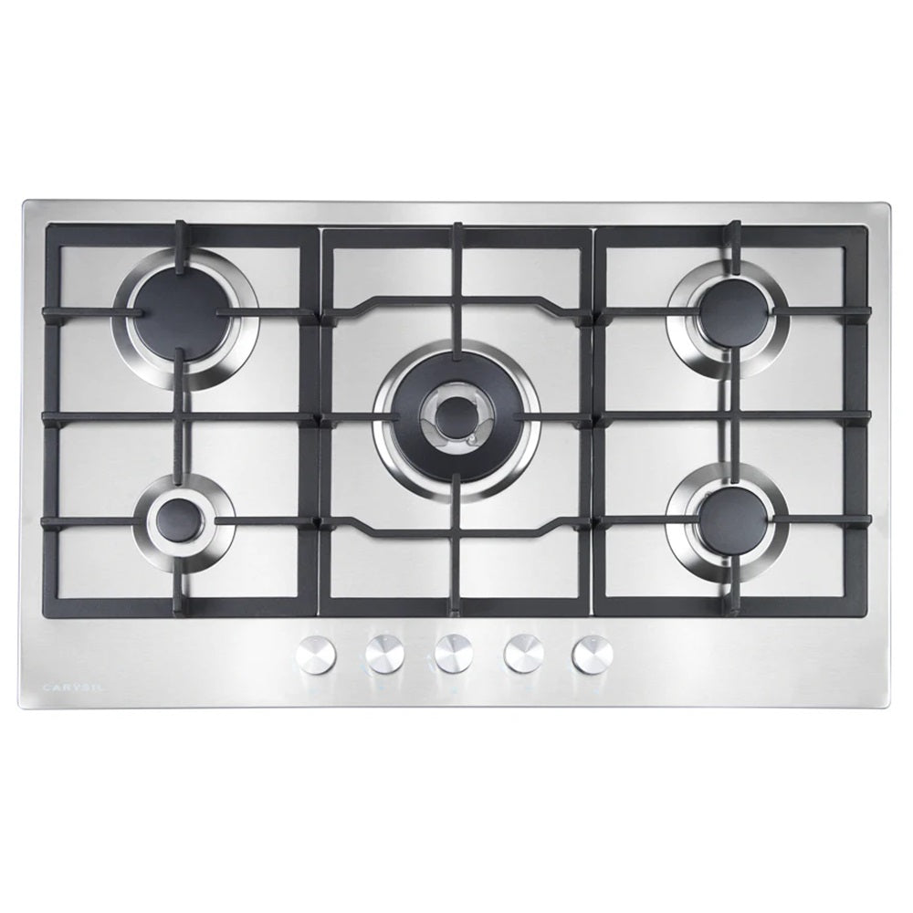 CARYSIL BUILT-IN STAINLESS STEEL COOKTOP 90CM
