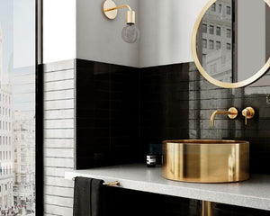 STI Tile Casablanca Black Gloss Subway Tile 120X120mm