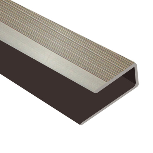 Timber Flooring Metal Junior End Trim - CHAMPAGNE