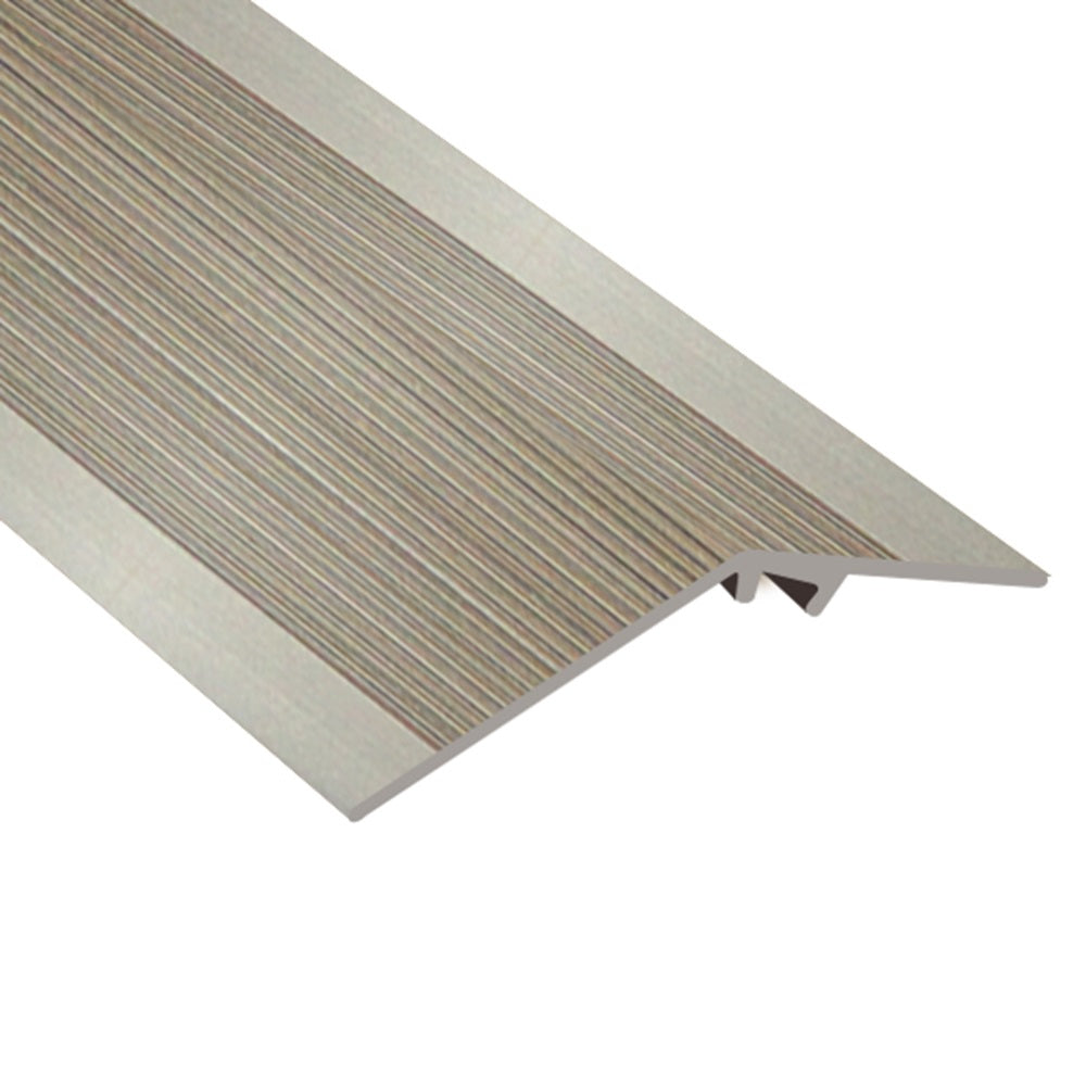 Timber Flooring Metal Ramp Trim - CHAMPAGNE
