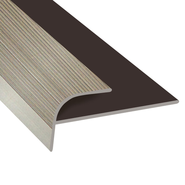Timber Flooring Metal Junior Stair Trim - CHAMPAGNE