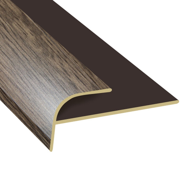 Timber Flooring Metal Junior Stair Trim - CHARCOAL