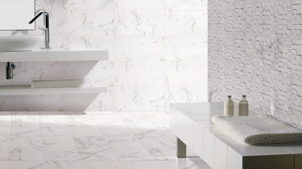 Everstone Charm 3D Natural Finish 300x600mm Made in Italy - Platino
