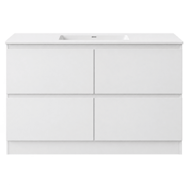 Avia Vanities CORE-1200 Core Collection 1200mm - Gloss White Single Bowl / Double Bowls