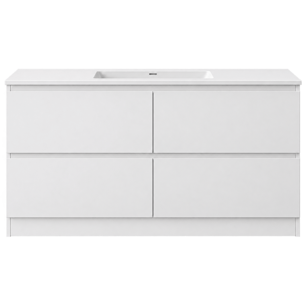 CORE-1500 Core Collection 1500mm - Gloss White Single Bowl / Double Bowls