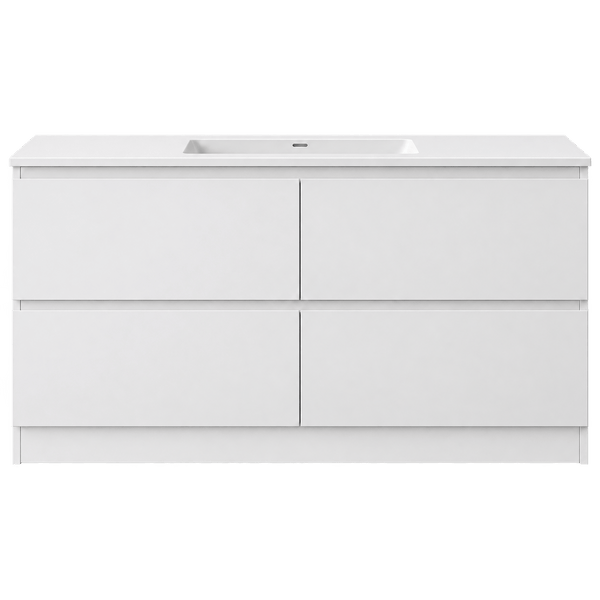 Avia Vanities CORE-1500 Core Collection 1500mm - Gloss White Single Bowl / Double Bowls