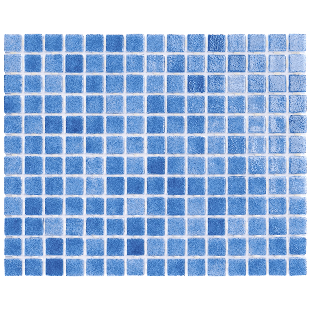 THEO DI Tile AGAZCLMOS	ALTTOGLASS FOG AZUL CLARO 3003 POOL MOSAIC 316X396